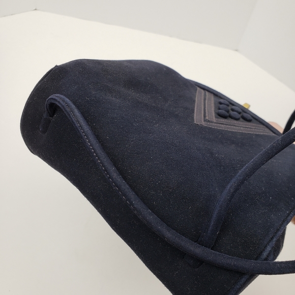 Vintage Art Deco Velvet Mini Bag - Picture 6 of 8